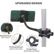 Mic Stand Phone Holder Flexible Phone Holder for Microphone Stand Adjustable Mic Stand Holder Music 