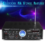 Bluetooth 500W Karaoke Power Stereo Hifi Bass Amplifier With  VU Meter FM 2 Channel USB SD