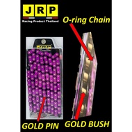 JRP oring chain 415HO-132L 415 PURPLE GOLD BUSH o-ring o ring rantai 428HO-132L
