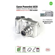 Canon Powershot A630 8MP Digital Compact Camera กล้องดิจิตอล คลาสสิค 4X Zoom Lens 2.5” LCD Vari Used มือสองคุณภาพประกันสูง