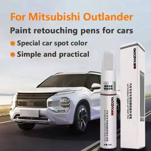 Suitable for Mitsubishi Outlander Paint Repair Pen Clear Coat Pearl White Car Paint Surface Repair S
