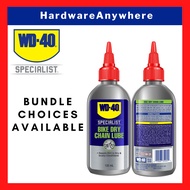 WD40 Bike Dry Chain Lube 120ml - high performance lubricant formulated for dry & dusty conditions [ 