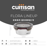 Cuitisan Microwave Safe Stainless Steel 304 round Lunch Box Freshness Preservation Food Container fo