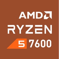 AMD RYZEN 5 7600 Retail Box Warraty by Convergent (Only bundle with ASRockMB) | 3Year Warranty | Loc