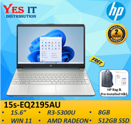 HP 15s-EQ2196AU / 15s-EQ2197AU / 15s-EQ2195AU 15.6 FHD Laptop  ( R3 5300U AMD RADEON 8GB 512GB SSD W