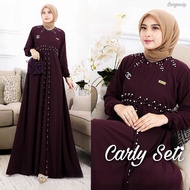 gamis wanita long dress busui Carly maksi dress gamis seragam kondangan wanita terbaru 2023 / pakaia