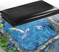 Coocure Pond Liner 10x13ft, HDPE Garden Pond Liner, 15Mil Thickness Pond Liner for KOI or Fish, Duck and Waterscape (10x13ft/305x396cm, 15Mil/0.4mm, HDPE Material)