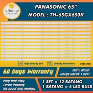 TH-65GX650K PANASONIC 65" LED TV BACKLIGHT (LAMPU TV) PANASONIC 65 INCH LED TV BACKLIGHT TH65GX650K TH-65GX650 65GX650K