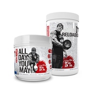 5% Nutrition Rich Piana Bundle | AllDayYouMay BCAA Powder + Kill It Reloaded High-Stim Pre-Workout (