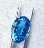 ☆ **璀璨永恆** 頂級天然濃拓帕石/托帕石(Topaz)裸石~瑞士藍Swiss Blue~32.8ct