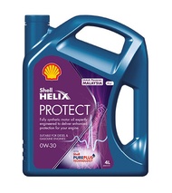 Shell Helix PROTECT Fully Synthetic 0W30 SN PLUS Engine Oil (4L) (PASARAN MALAYSIA)