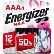 Energizer AAA 4-piece Alkaline Batteries 4-piece Set 3A E96 Battery 2025 Expiry Quadruple A
