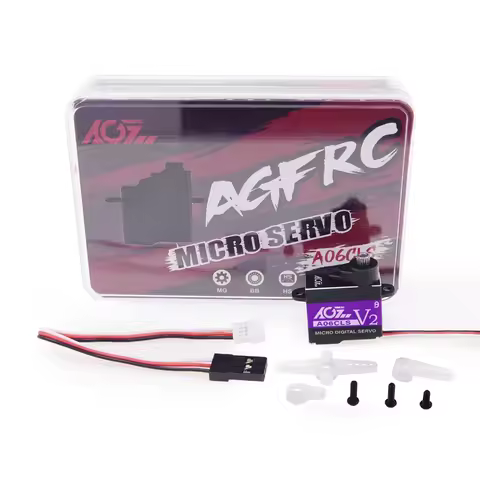 AGFrc Servo Coreless Titanium Gear 0.066sec 2.2kg-cm 6g Micro Digital Servo For Mini Scale Cars Mode