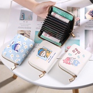 Women's short hand-held wallet with many card compartments printed with cute cartoon patterns HX285