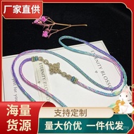 Braided Chinese Knots Necklace Rope Jade Adjustable Jade Handmade Original Concentric Knots Mandala 