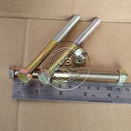 BAUT KUNCI 14 M10X120 BAUD M10 X 120 PANJANG 12CM 12 CM HEXA PITCH DRAT 1.25 DIAMETER BODY 10MM 10 M