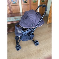(2nd Hand) Combi Brand Stroller Model Mechacle Handy Beautiful Condition With Support