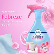 Xịt thơm vải khử mùi hôi Febreze Fabric April Fresh 438ml hương Downy khử mùi trên quần áo ghế sofa