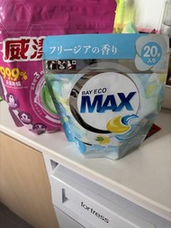 BAY ECO MAX 4合1洗衣球 (Freesia香)+威潔33