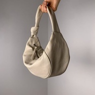 Tintin Korea Genuine Korean bucks & leather Twisted Portable Sconn Bag