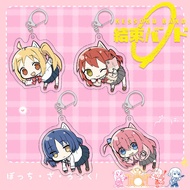 Anime Bocchi The Rock Keychain Cartoon Gotoh Hitori Kita Ikuyo Keyring Animation Peripheral Cosplay 
