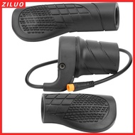 ZILUO Half Twist Throttle, 3pin Connector 12-72V Electric Bike Throttle, Durable Waterproof Right Ha