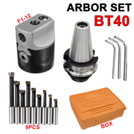 Arbor Set BT40 F1 Boring Shank Head 12-50 Korter Holder Milling BT 40