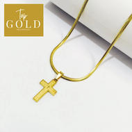 Cross Necklace steel necklace Unisex kwentas yung uso ngayon fashion pendants jewelry pawnable gold original legit kwintas choker