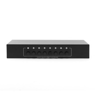 All tool store-8 Input 2 Output 8 Way AV Switcher Video L/R Audio Switch Box 3