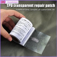 OHouse Tpu Transparent Repair Patch, Tent Repair Tape, Leak Repair Patch, Waterproof Repair Patch