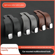 Car Seat Hook For Car Bag Hook Holder Car Rear Seat Leather Double Hook Car Back Seat Hook Double Ho