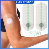 20pcs Tpu Sensor Adhesive Patch Swim Waterproof Adhesive Patch Clear Cgm Overpatch-Tape