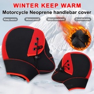 【CW】Motorcycle Neoprene Handle Cover Handlebar Muffs Winter Waterproof Electric Bike s Keep Warm Motorbike Riding s