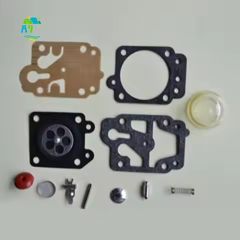A09E-6Sets Carburetor Repair Kit For MP15 MP11 TU26 40-5 44F-5 34F 36F 139F CG260 CG330 CG430 CG520 