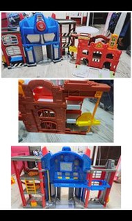 合售 早期 絕版 二手Hasbro Playskool變形金剛玩具 消防玩具 可收納 Vs Tonka 玩具