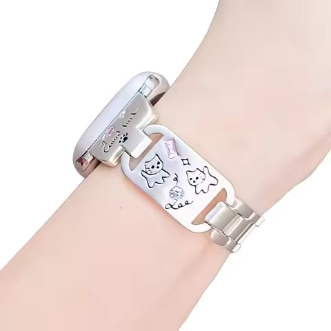 Dressy Jewelry Bracelet for Apple Watch Band 46mm 45mm 44mm 49mm 42mm 41mm 40mm 38mm Women Girl Cute