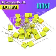 20PCS Correction Capacitor 100NF 104J 5mm 100V Polypropylene Safety Plastic Film Capacitor New