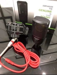 Sony 麥克風錄音台式降噪配音設備 電容麥克風