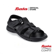 Bata บาจา Comfit รองเท้ารัดส้นเพื่อสุขภาพ สำหรับผู้ชาย สีน้ำตาล 8014152 สีดำ 8016152