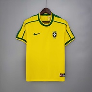 Brazil Retro Football T-shirt 1998**-*