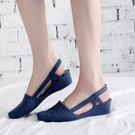 READYSTOCK 💞 MIDI HEELS KASUT BIRU SIZE 38