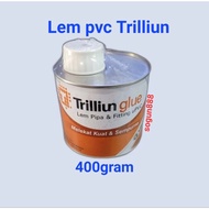 Trilliun pvc pipe glue 400 grams. Pvc glue can. pvc pipe glue. Adhesive.