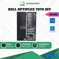 PC i7 Dell Optiplex 7070 SFF Intel Core i7 (9th Gen) / 8GB RAM / 256GB SSD / Win 11 HOME (Refurbishe