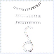 (ERMB) Detachable Piano Keyboard Note Label, 88 Keys Piano Note Guide and Piano Key Guide