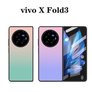 X Fold3 Casing Case for Vivo X Fold3 Pro X Fold2 X Fold Creative Gradient PU Leather Fashionable Hard Mobile Phone Case Cover