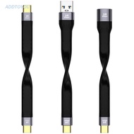 【3C】 Short Type C to Type C/USB Quick Charge Cable Unique F-PC Cable Fast Charging