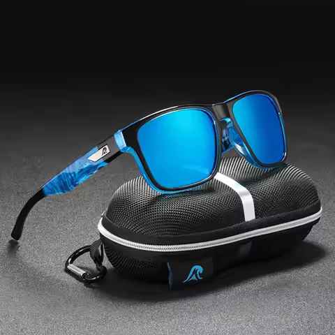 KDEAM Brand Design High Quality Men's Square Polarized Sunglasses Color Coating Lens Vintage Women S