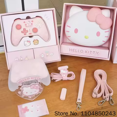Genuine Sanrio Cinnamoroll Pompompurin Wireless Bluetooth Game Controller For Switch2 Pc Gift Birthd