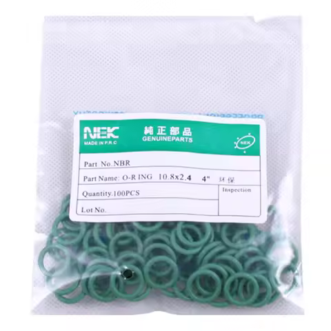 ( 10.8*2.4mm ) #8 R134a NBR Rubber O-Ring Seal Kit,High Temperature Resistance for Car Air Condition