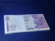 【短棍獅子踩波】2002年 渣打銀行 $50 伍拾圓